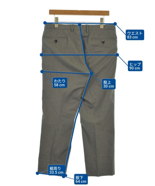 green label relaxing（グリーンレーベルリラクシング）スラックス グレー サイズ:L メンズ/2200619259037