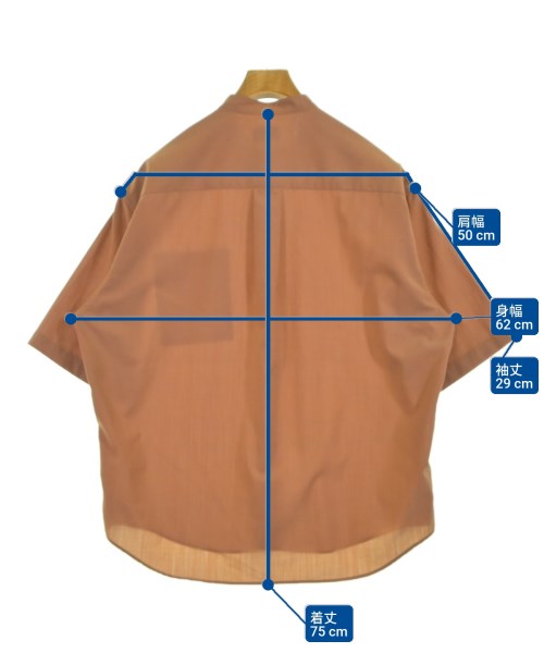 green label relaxing（グリーンレーベルリラクシング）カジュアルシャツ 茶 サイズ:M メンズ/2200620576031