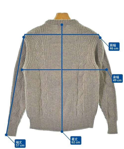 green label relaxing（グリーンレーベルリラクシング）ニット・セーター ベージュ サイズ:S メンズ/2200619015060