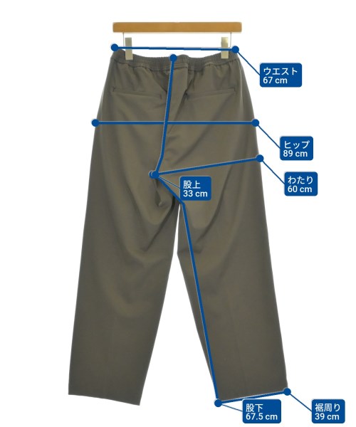 green label relaxing（グリーンレーベルリラクシング）スラックス 茶 サイズ:L メンズ/2200666920065