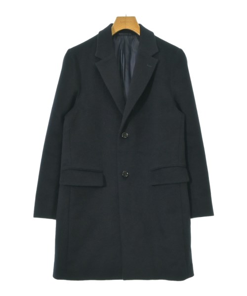 green label relaxing(グリーンレーベルリラクシング)チェスターコート 紺 サイズ:S/2200670073054