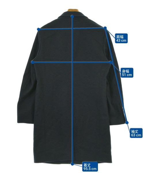 green label relaxing（グリーンレーベルリラクシング）チェスターコート 紺 サイズ:XS メンズ/2200668195065