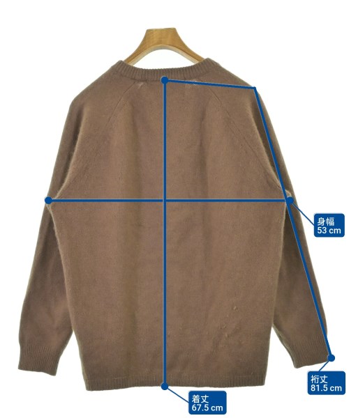 green label relaxing（グリーンレーベルリラクシング）ニット・セーター 茶 サイズ:L メンズ/2200672195105