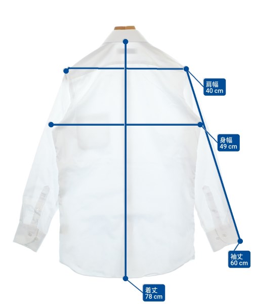 green label relaxing（グリーンレーベルリラクシング）カジュアルシャツ 白 サイズ:39(M位) メンズ/2200677285108