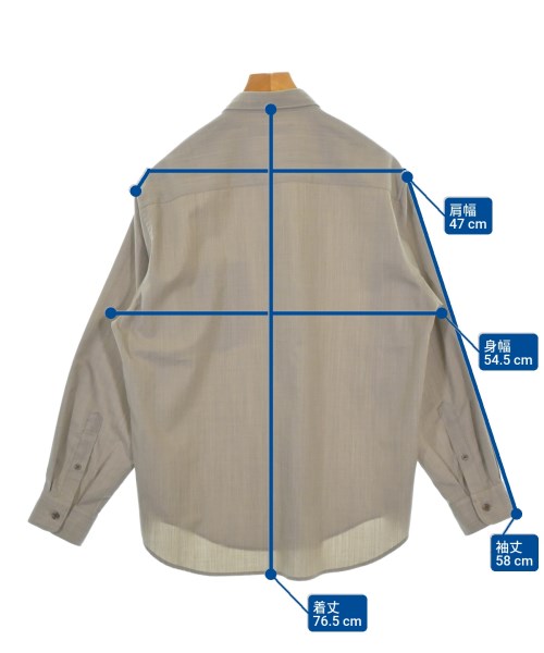 green label relaxing（グリーンレーベルリラクシング）カジュアルシャツ グレー サイズ:S メンズ/2200677651040