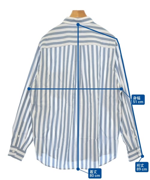 green label relaxing（グリーンレーベルリラクシング）カジュアルシャツ 青 サイズ:L メンズ/2200672691119