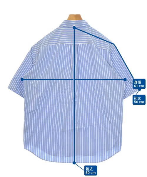 green label relaxing（グリーンレーベルリラクシング）カジュアルシャツ 青 サイズ:XL メンズ/2200672691164