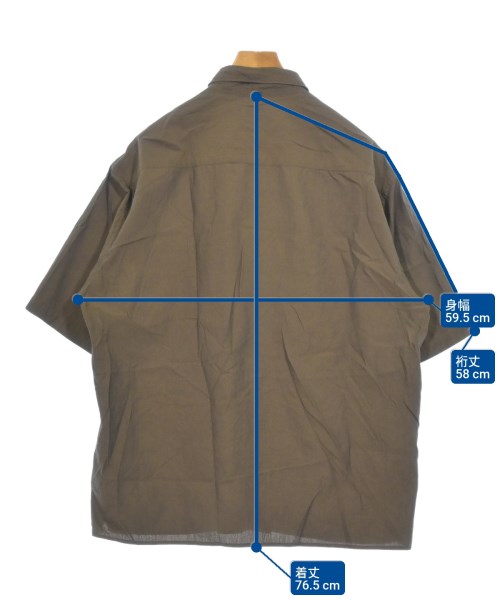 green label relaxing（グリーンレーベルリラクシング）カジュアルシャツ 茶 サイズ:XL メンズ/2200672691171