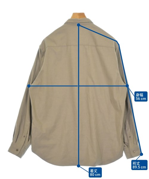 green label relaxing（グリーンレーベルリラクシング）カジュアルシャツ ベージュ サイズ:L メンズ/2200672691188