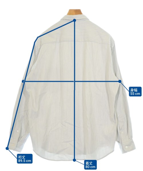 green label relaxing（グリーンレーベルリラクシング）カジュアルシャツ グレー サイズ:L メンズ/2200672691201