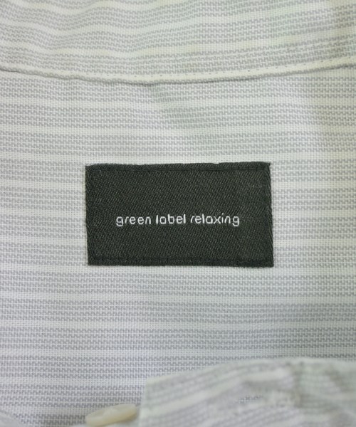 green label relaxing（グリーンレーベルリラクシング）カジュアルシャツ グレー サイズ:M メンズ/2200676035148