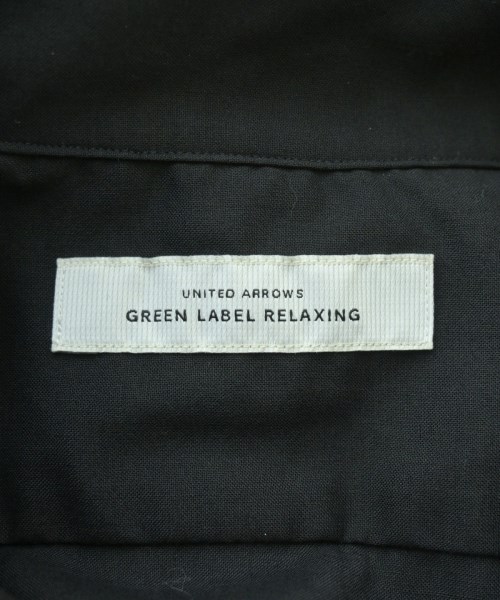 green label relaxing（グリーンレーベルリラクシング）カジュアルシャツ 黒 サイズ:M メンズ/2200697360083