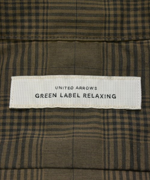 green label relaxing（グリーンレーベルリラクシング）カジュアルシャツ 茶 サイズ:M メンズ/2200697523013