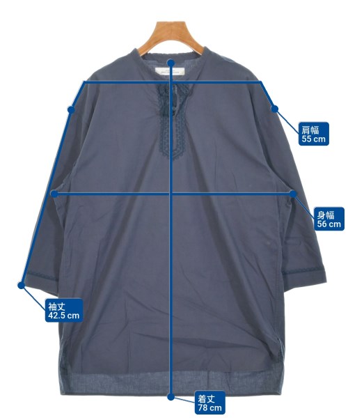 green label relaxing（グリーンレーベルリラクシング）カジュアルシャツ 紺 サイズ:L メンズ/2200655281139