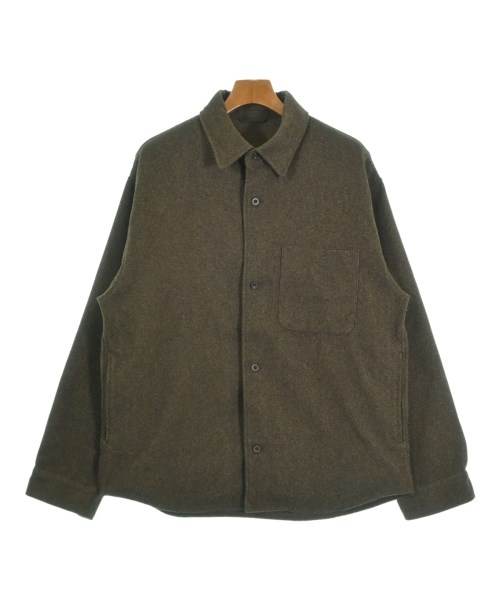 green label relaxing(グリーンレーベルリラクシング)カジュアルシャツ 茶 サイズ:L/2200655351023