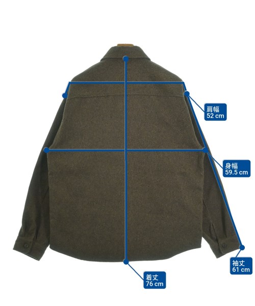 green label relaxing（グリーンレーベルリラクシング）カジュアルシャツ 茶 サイズ:L メンズ/2200655351023