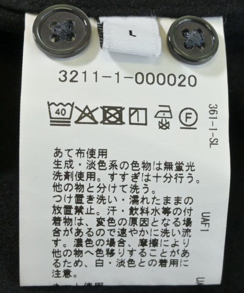 green label relaxing（グリーンレーベルリラクシング）カジュアルシャツ 黒 サイズ:L メンズ/2200655351054