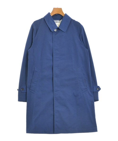 green label relaxing(グリーンレーベルリラクシング)ステンカラーコート 青 サイズ:S/2200650861015