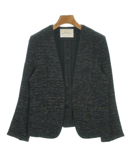 green label relaxing(グリーンレーベルリラクシング)ノーカラージャケット 黒 サイズ:38(M位)/2200656658046