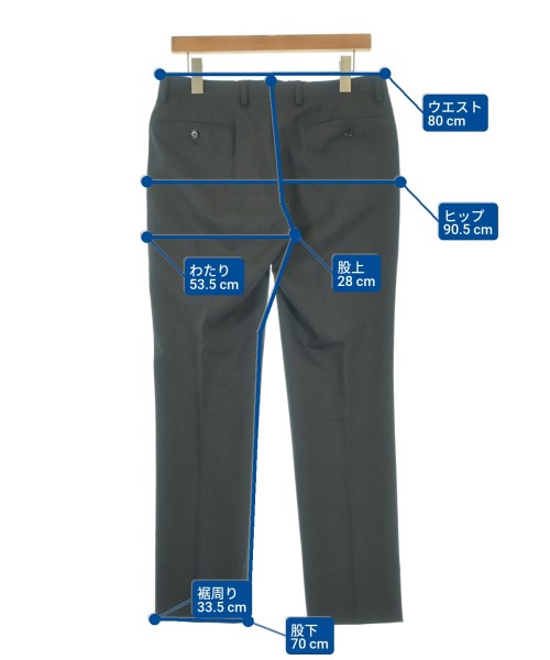 green label relaxing（グリーンレーベルリラクシング）スラックス グレー サイズ:80(L位) メンズ/2200657381028