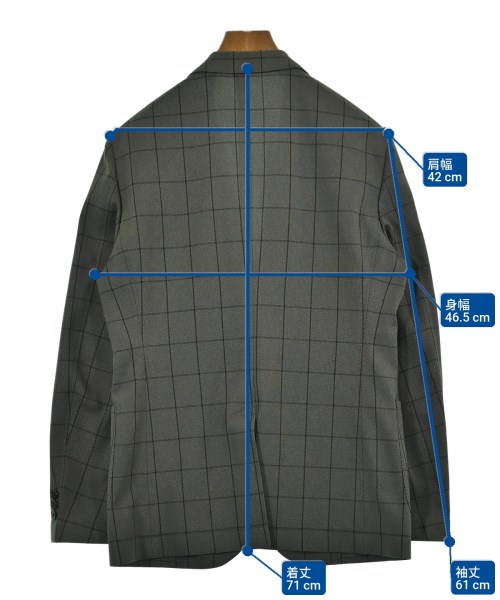 green label relaxing（グリーンレーベルリラクシング）カジュアルジャケット グレー サイズ:46(M位) メンズ/2200658226014