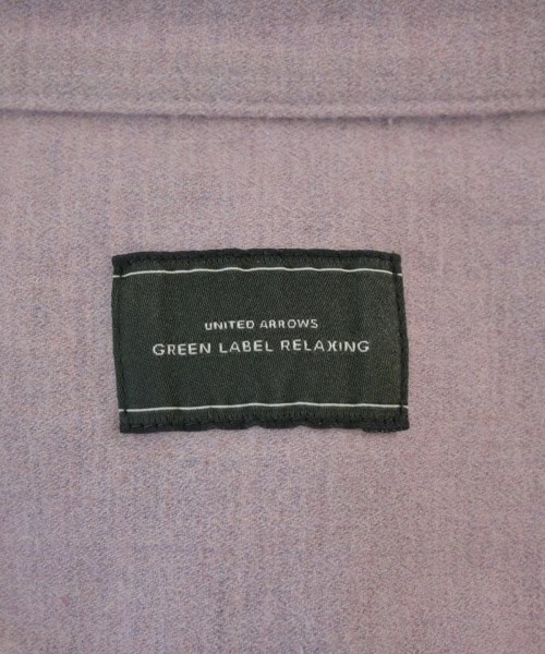 green label relaxing（グリーンレーベルリラクシング）カジュアルシャツ 紫 サイズ:L メンズ/2200642252289