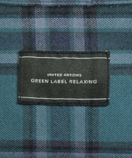 green label relaxing（グリーンレーベルリラクシング）カジュアルシャツ 緑 サイズ:L メンズ/2200642252333