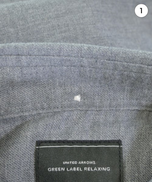 green label relaxing（グリーンレーベルリラクシング）カジュアルシャツ グレー サイズ:S メンズ/2200650540040