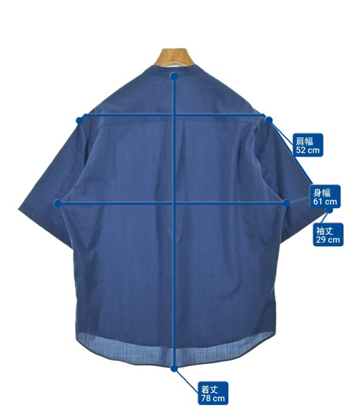 green label relaxing（グリーンレーベルリラクシング）カジュアルシャツ 青 サイズ:L メンズ/2200657543051