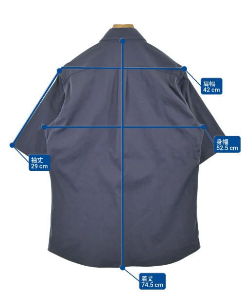 green label relaxing（グリーンレーベルリラクシング）カジュアルシャツ 紺 サイズ:L メンズ/2200657543082