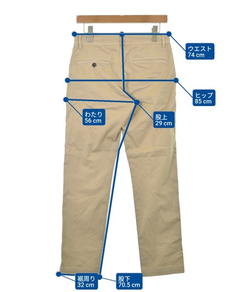 green label relaxing（グリーンレーベルリラクシング）チノパン ベージュ サイズ:S メンズ/2200662283027