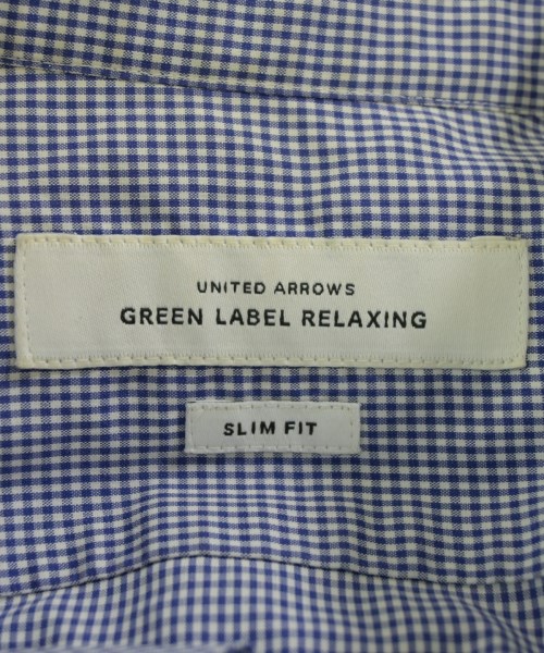 green label relaxing（グリーンレーベルリラクシング）カジュアルシャツ 青 サイズ:M メンズ/2200707435077