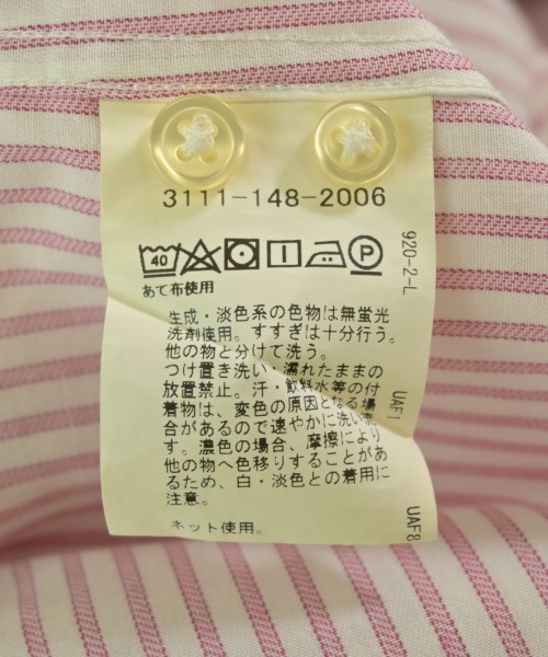 green label relaxing（グリーンレーベルリラクシング）カジュアルシャツ ピンク サイズ:39(M位) メンズ/2200707435084