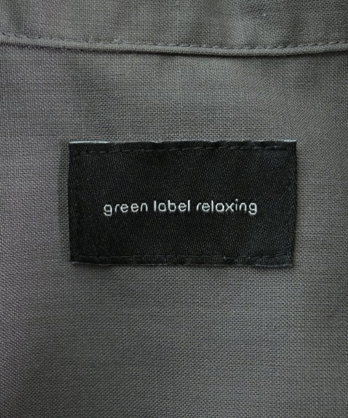 green label relaxing（グリーンレーベルリラクシング）カジュアルシャツ グレー サイズ:L メンズ/2200716190059