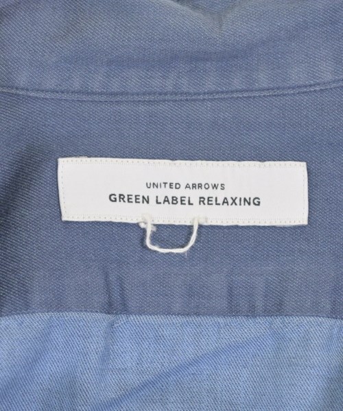 green label relaxing（グリーンレーベルリラクシング）カジュアルシャツ 青 サイズ:L メンズ/2200712820110