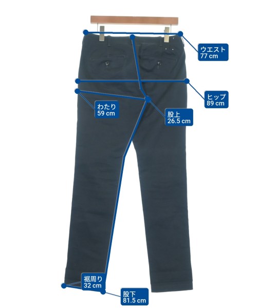 green label relaxing（グリーンレーベルリラクシング）チノパン 紺 サイズ:S メンズ/2200647497043