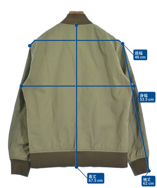 green label relaxing（グリーンレーベルリラクシング）ミリタリーブルゾン カーキ サイズ:M メンズ/2200639485010