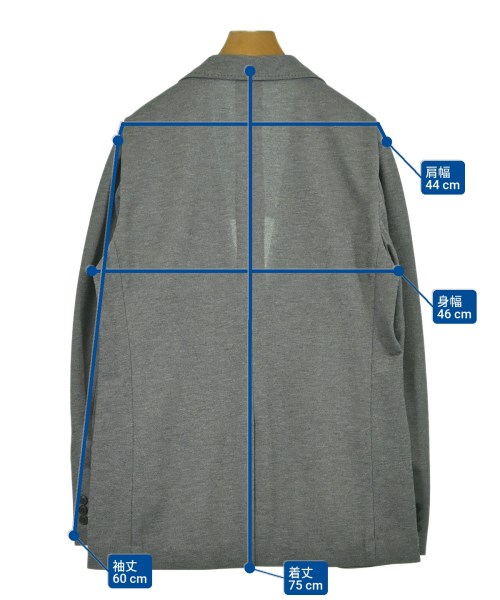 green label relaxing（グリーンレーベルリラクシング）テーラードジャケット グレー サイズ:L メンズ/2200651301114