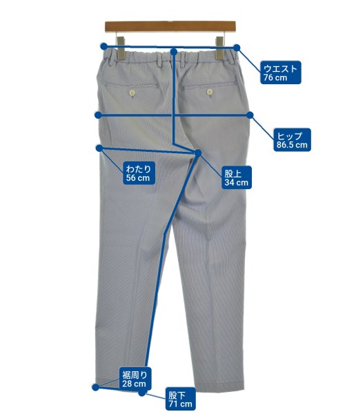 green label relaxing（グリーンレーベルリラクシング）スラックス 青 サイズ:S メンズ/2200644133074