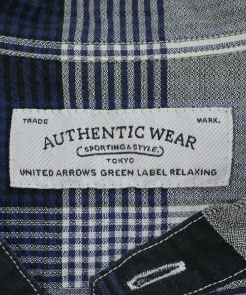 green label relaxing（グリーンレーベルリラクシング）カジュアルシャツ 黒 サイズ:M メンズ/2200646781068