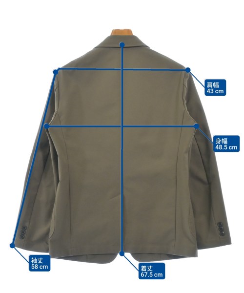 green label relaxing（グリーンレーベルリラクシング）カジュアルジャケット カーキ サイズ:S メンズ/2200637501026