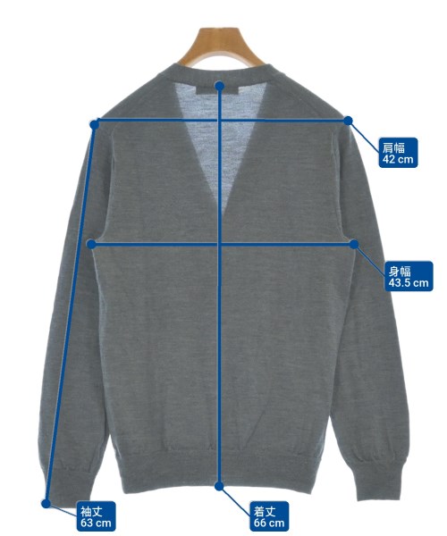 green label relaxing（グリーンレーベルリラクシング）カーディガン グレー サイズ:M メンズ/2200647926185