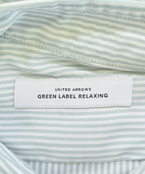 green label relaxing（グリーンレーベルリラクシング）カジュアルシャツ 緑 サイズ:XL メンズ/2200702897085