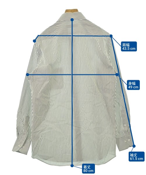 green label relaxing（グリーンレーベルリラクシング）カジュアルシャツ 白 サイズ:42(XL位) メンズ/2200663352081