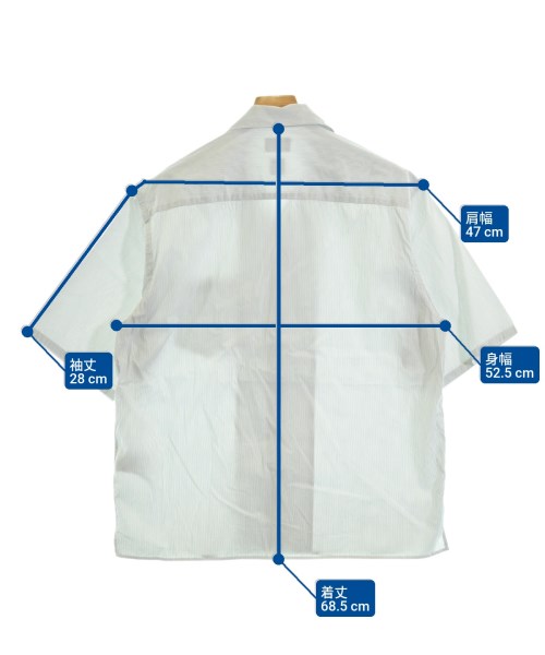 green label relaxing（グリーンレーベルリラクシング）カジュアルシャツ 白 サイズ:M メンズ/2200663467068