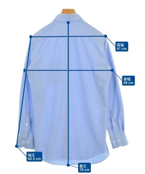 green label relaxing（グリーンレーベルリラクシング）カジュアルシャツ 青 サイズ:M メンズ/2200660292038