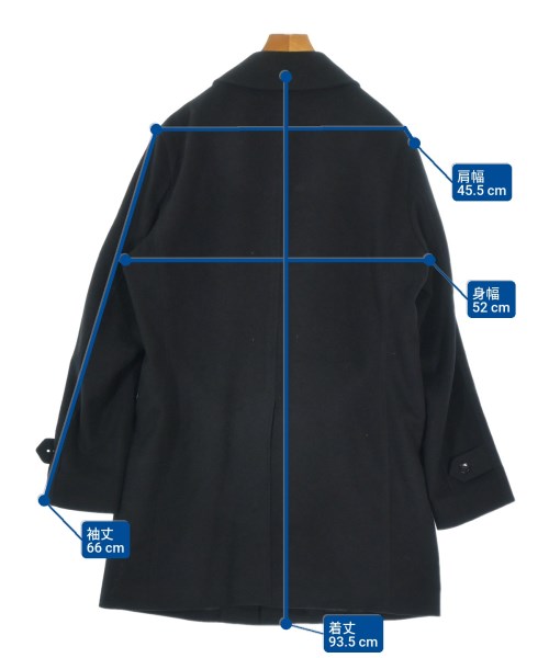 green label relaxing（グリーンレーベルリラクシング）ステンカラーコート 黒 サイズ:XL メンズ/2200665121029