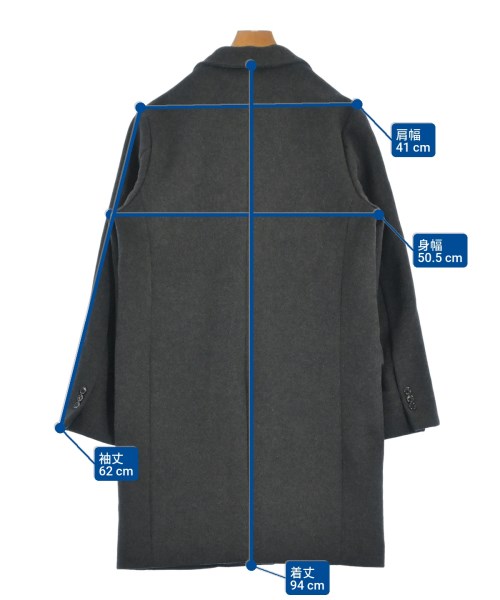 green label relaxing（グリーンレーベルリラクシング）チェスターコート グレー サイズ:S メンズ/2200662906018