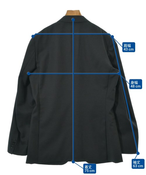 green label relaxing（グリーンレーベルリラクシング）テーラードジャケット 黒 サイズ:48(L位) メンズ/2200664176020