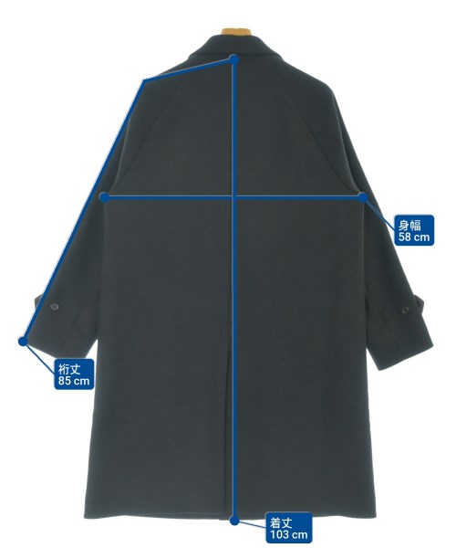 green label relaxing（グリーンレーベルリラクシング）チェスターコート 黒 サイズ:M メンズ/2200667279018